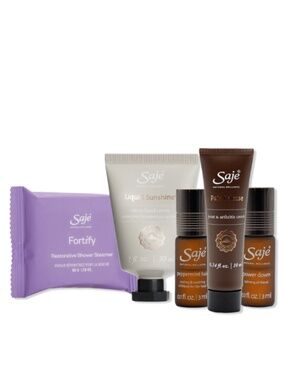 Saje Natural Wellness 5 Piece Travel Sz Set NEW